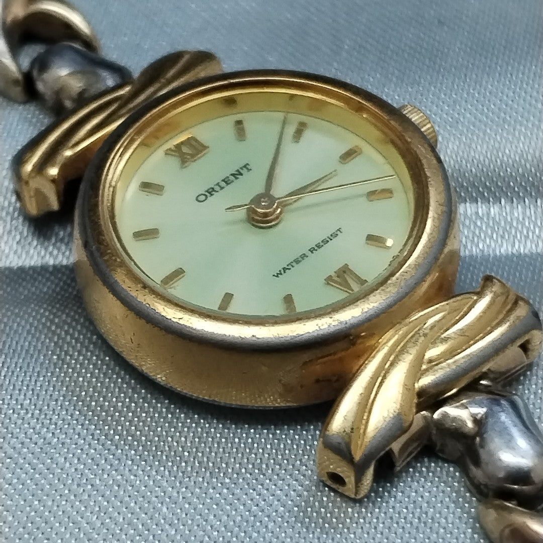 RELOJ CAJA ACERO PULSO ORO ORO 8 K 15.9 GRMS (SEMINUEVO)