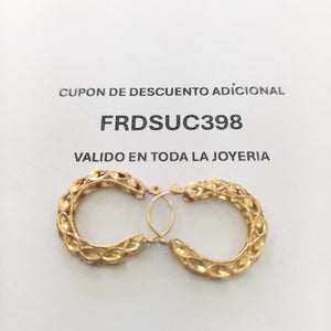 ARRACADAS PAR ORO 8 K 3.1 GRMS (SEMINUEVO)