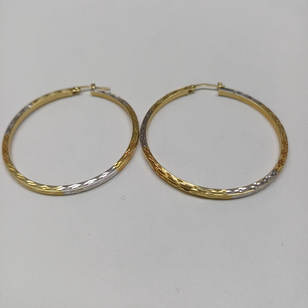 ARRACADAS PAR ORO 14 K 3.3 GRMS (SEMINUEVO)