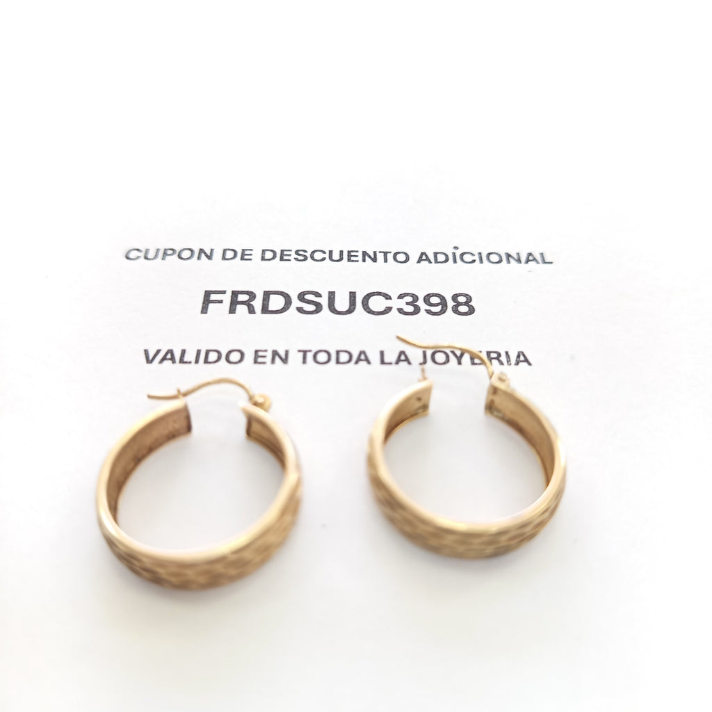 ARRACADAS PAR ORO 8 K 2.8 GRMS (SEMINUEVO)