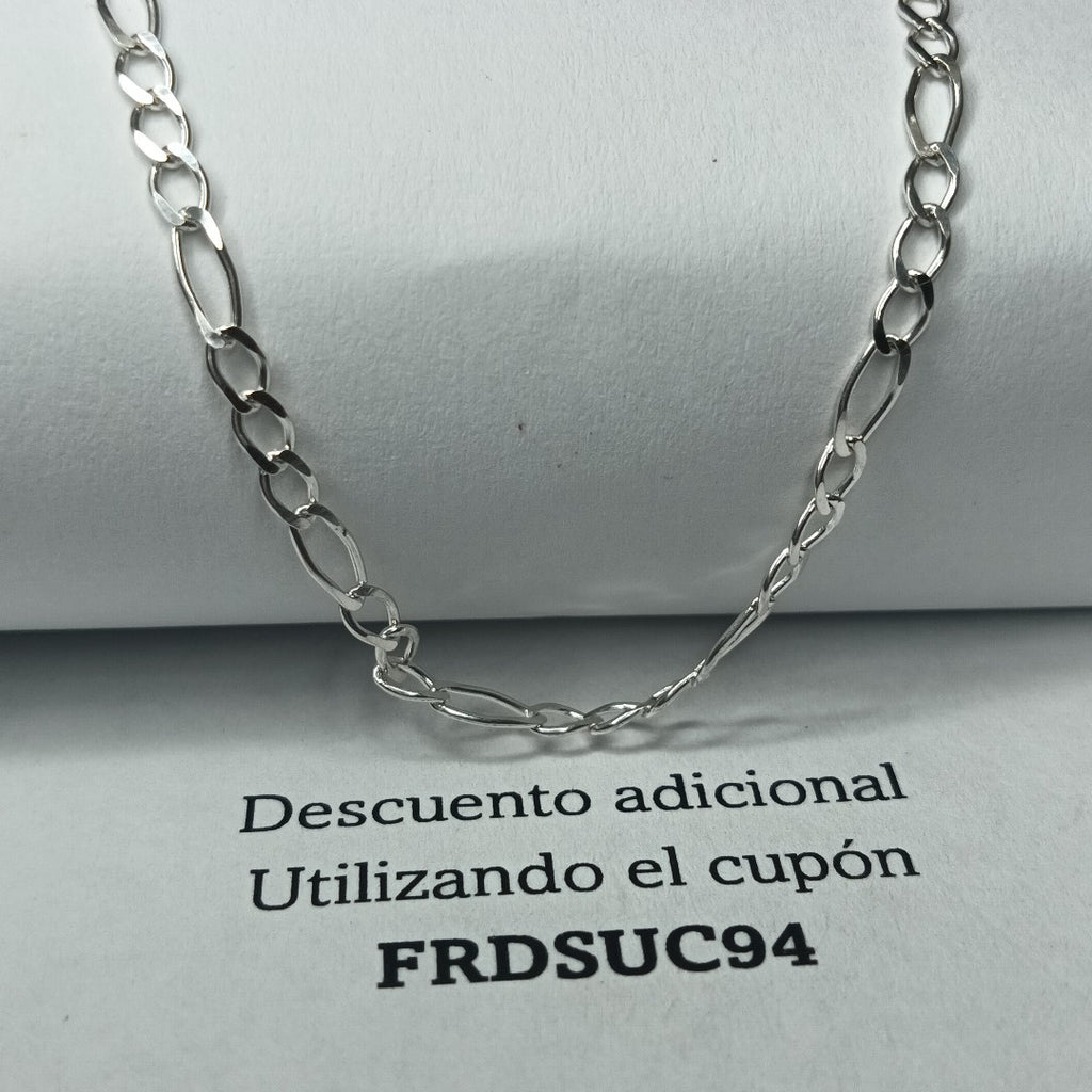 CADENA 3X1 PLATA .925 60 CM 4.62 GR (NUEVO)