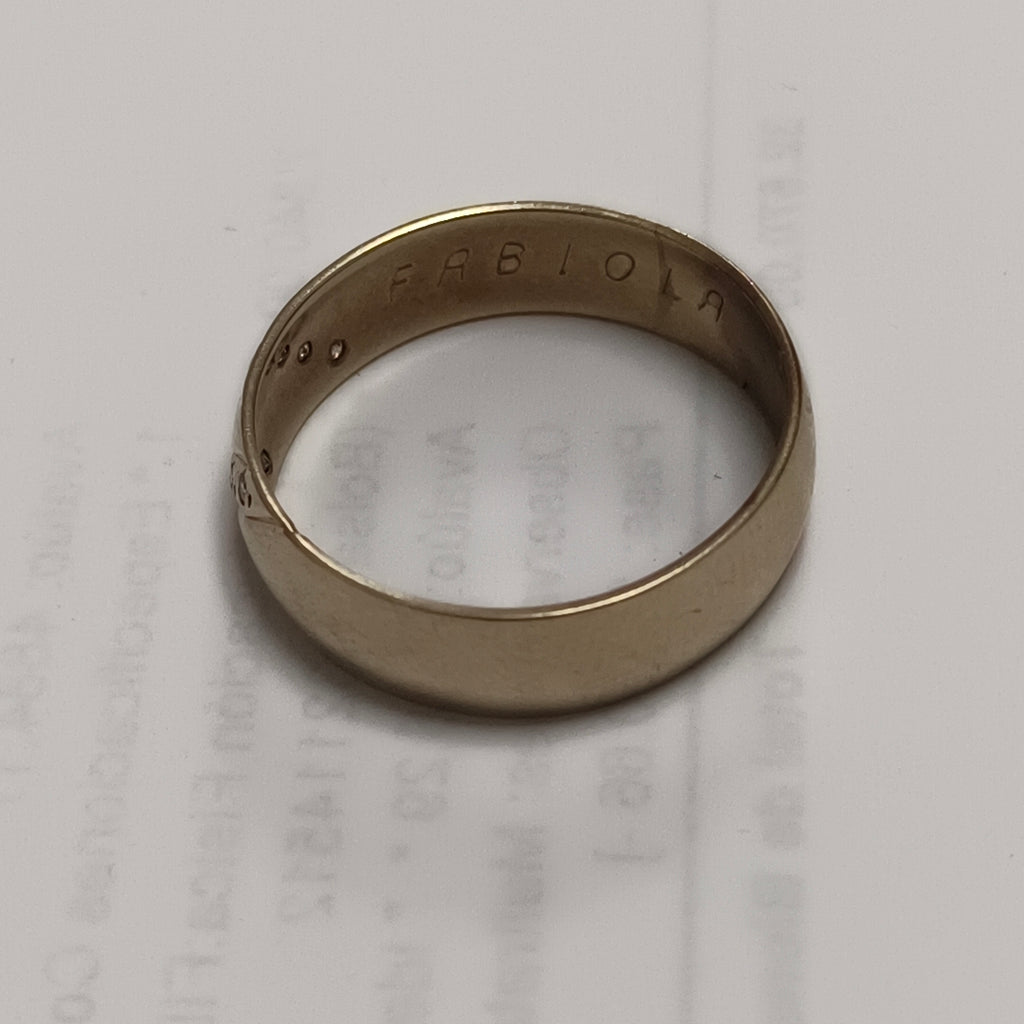 ARGOLLA ORO 14 K 3.9 GRMS (SEMINUEVO)