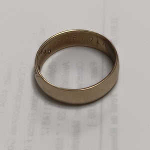 ARGOLLA ORO 14 K 3.9 GRMS (SEMINUEVO)