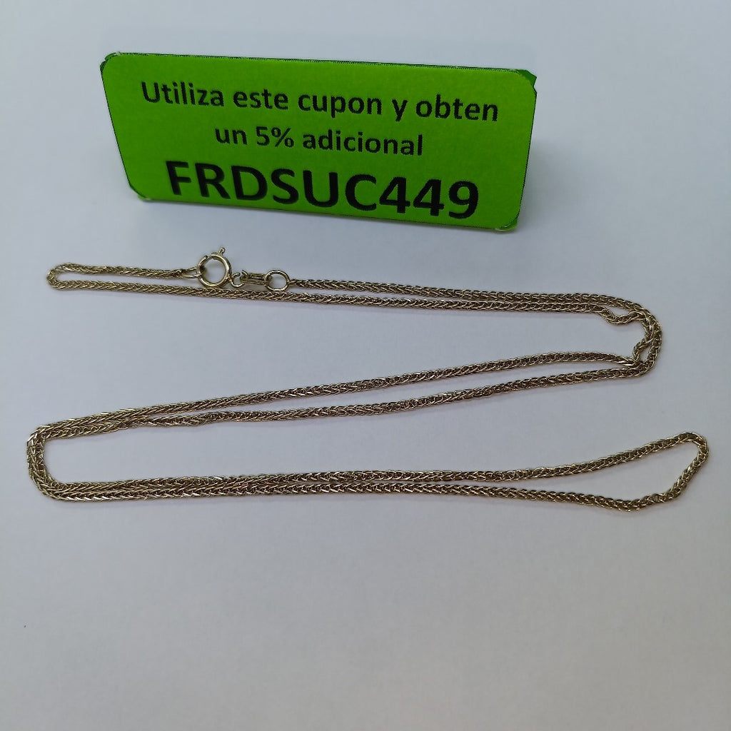 CADENA ORO 14 K 2,90 GRMS (SEMINUEVO)