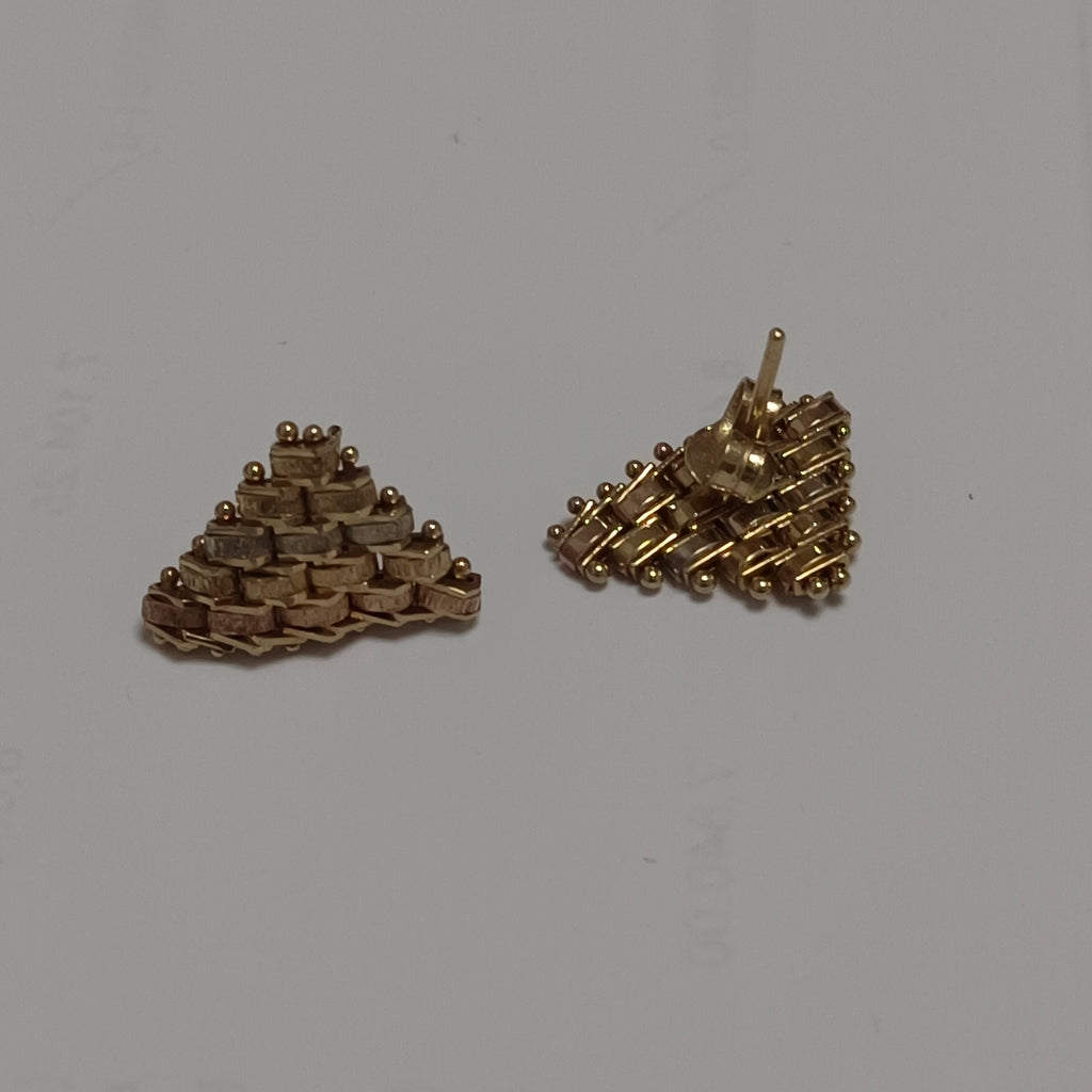 ARETES PAR ORO 14 K 2.7 GRMS (SEMINUEVO)