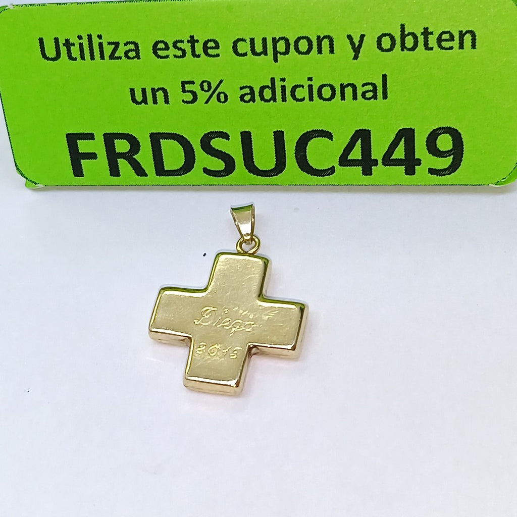 CRUZ, DIJE ORO 12 K 1.4 GRMS (SEMINUEVO)
