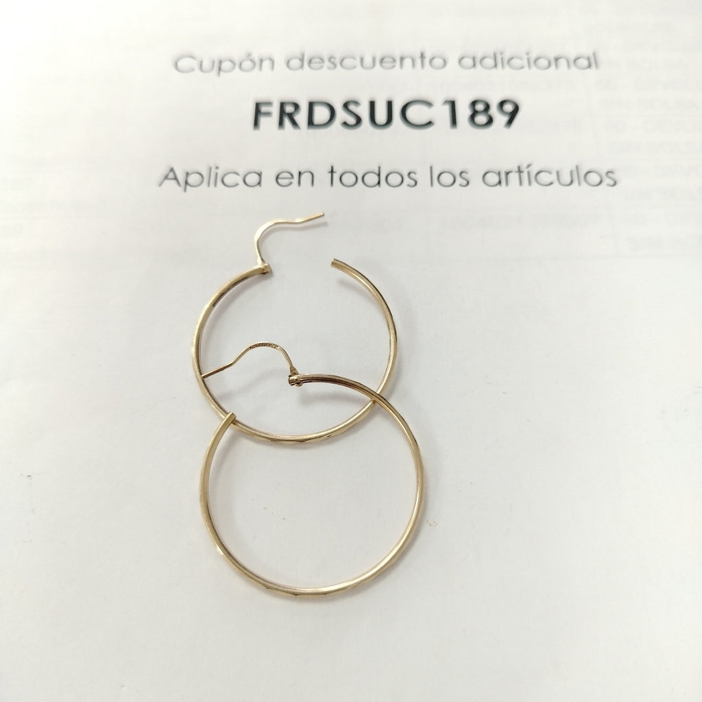 ARRACADAS PAR ORO 10 K 1,90 GRMS (SEMINUEVO)
