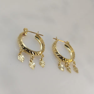 ARETES PAR ORO 14 K 3,20 GRMS (SEMINUEVO)