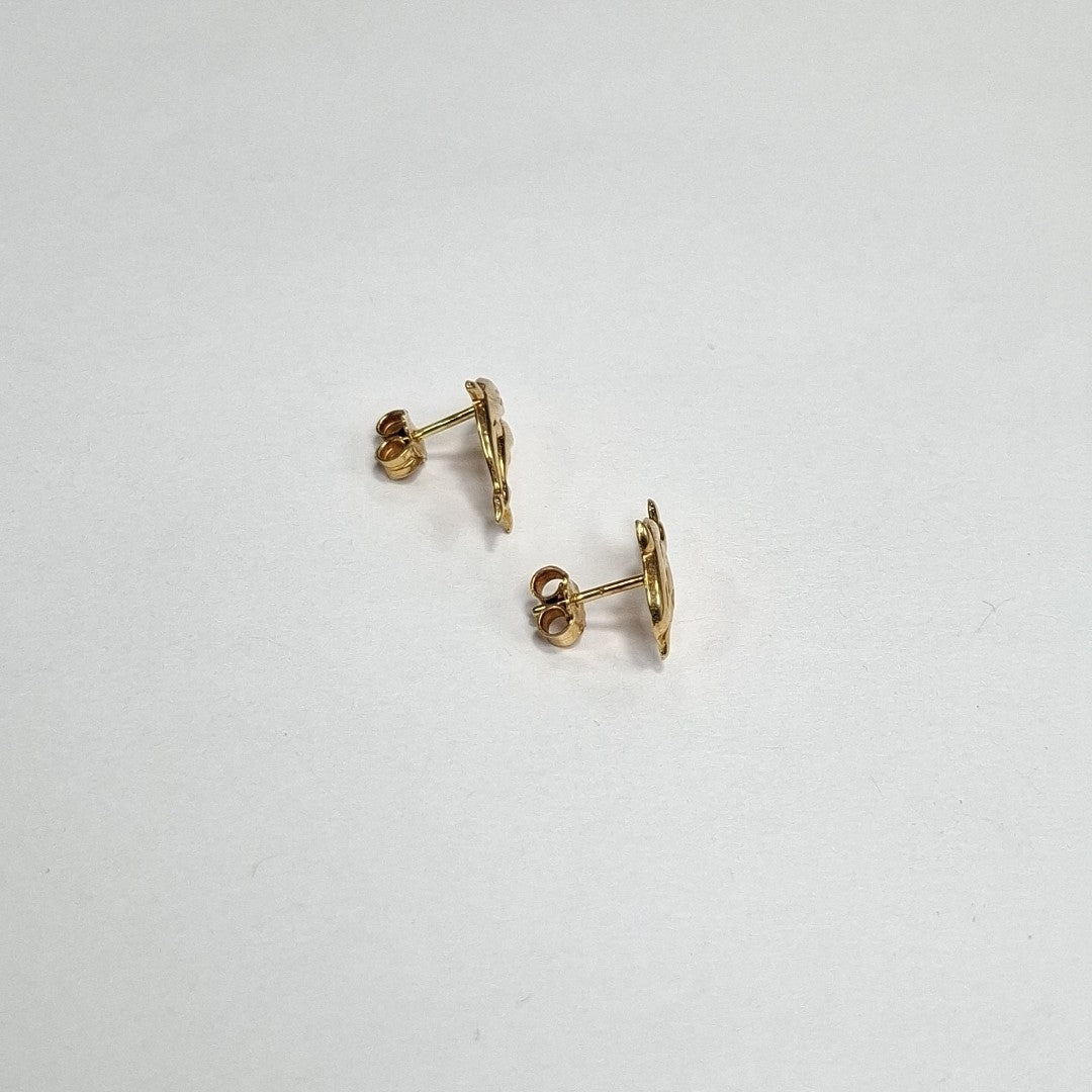 BROQUELES PAR ORO 14 K 1.1 GRMS (SEMINUEVO)