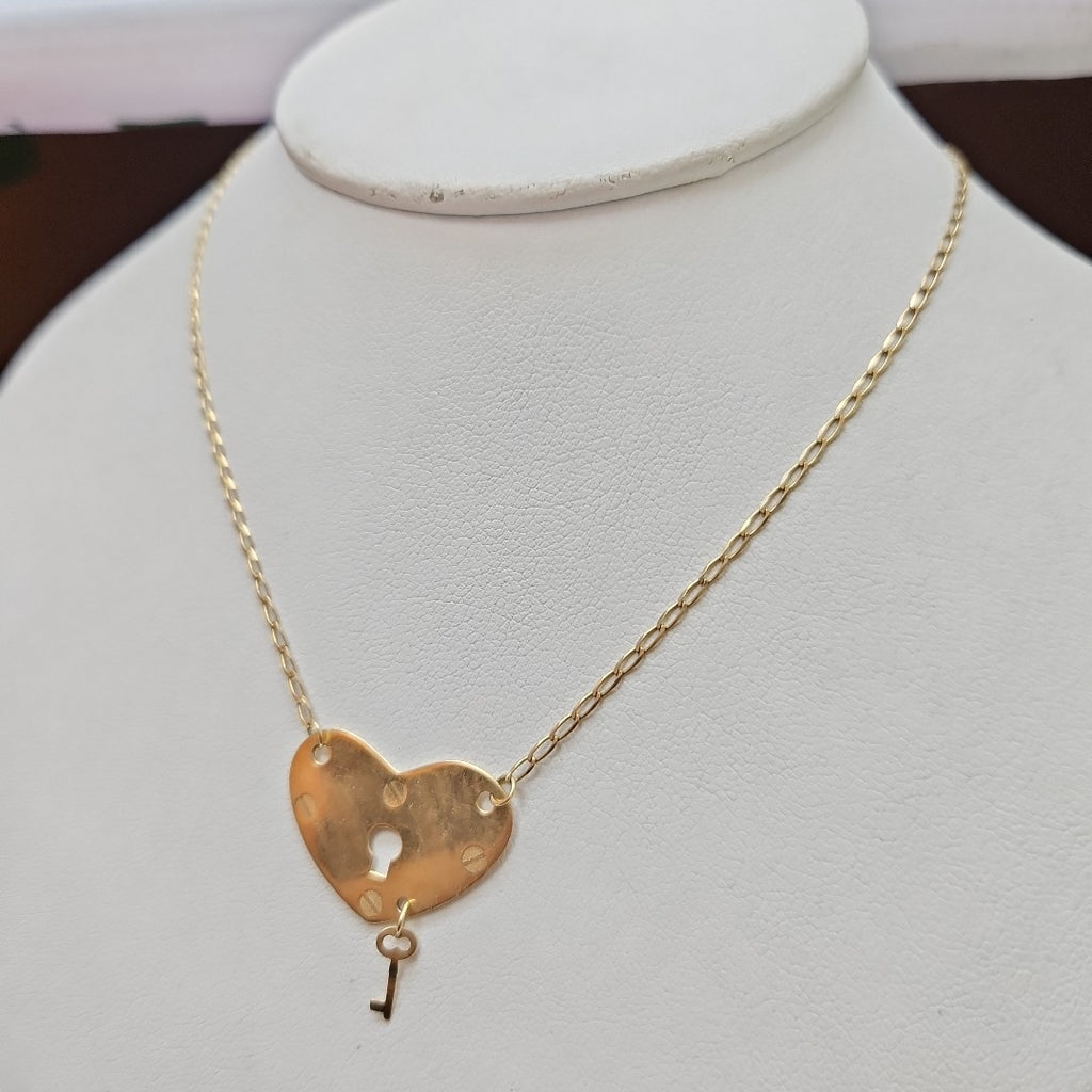 CADENA, DIJE ORO 14 K 2.9 GRMS (SEMINUEVO)