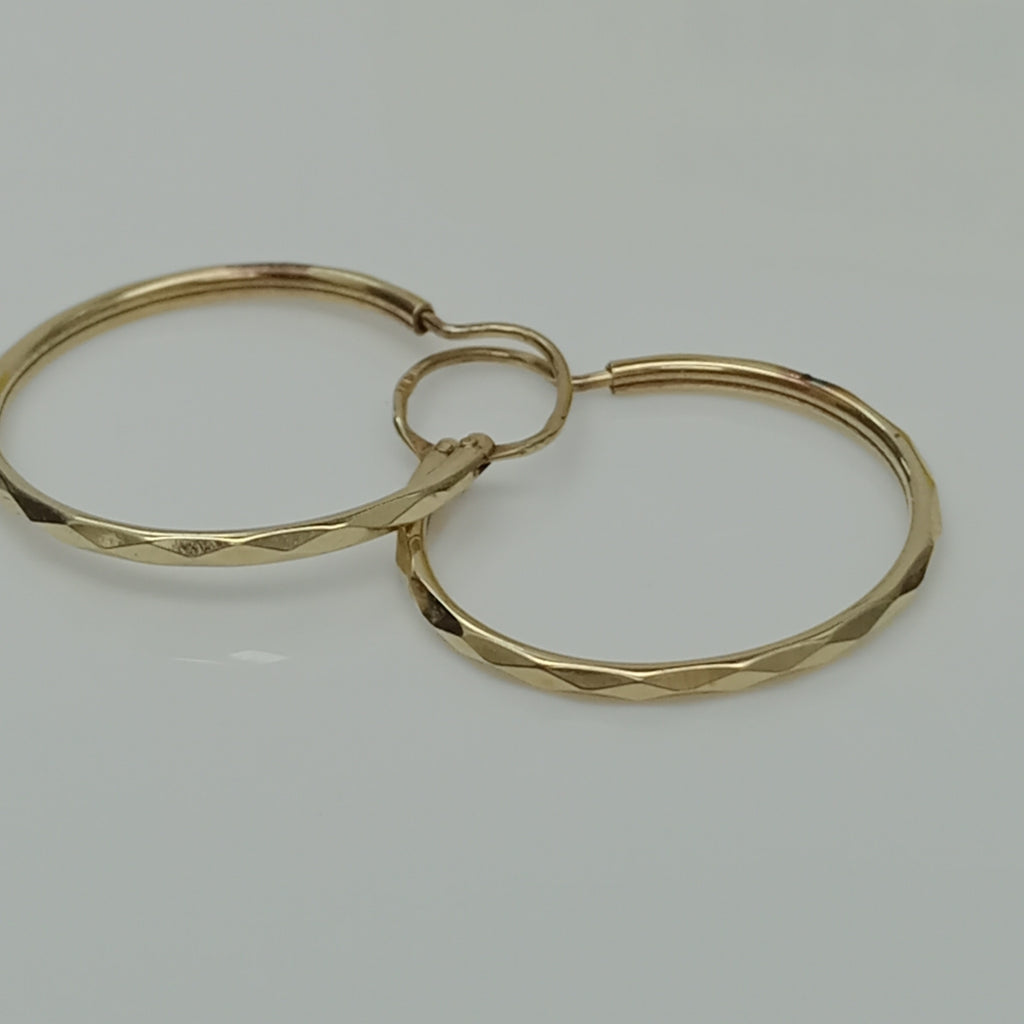 ARRACADAS PAR ORO 14 K 1,10 GRMS (SEMINUEVO)