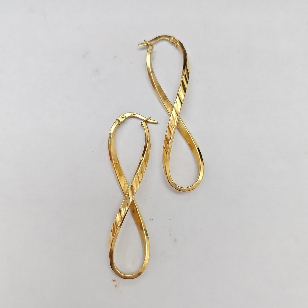 ARETES PAR ORO 14 K 2.3 GRMS (SEMINUEVO)