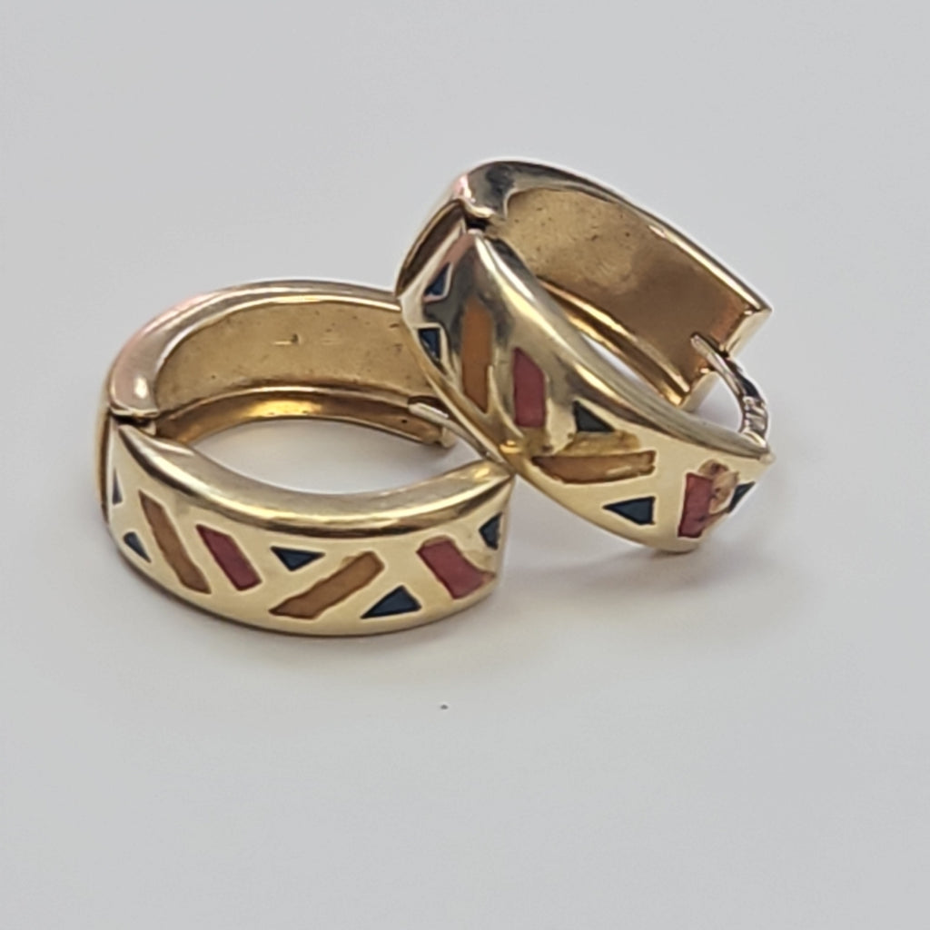 ARRACADAS PAR ORO 14 K 3.2 GRMS (SEMINUEVO)