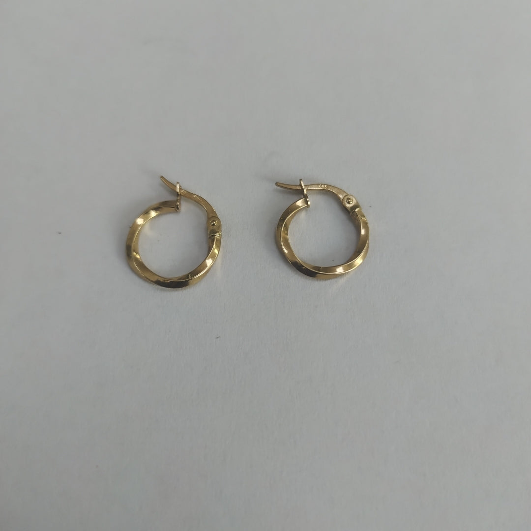 ARRACADAS PAR ORO 14 K 0.8 GRMS (SEMINUEVO)
