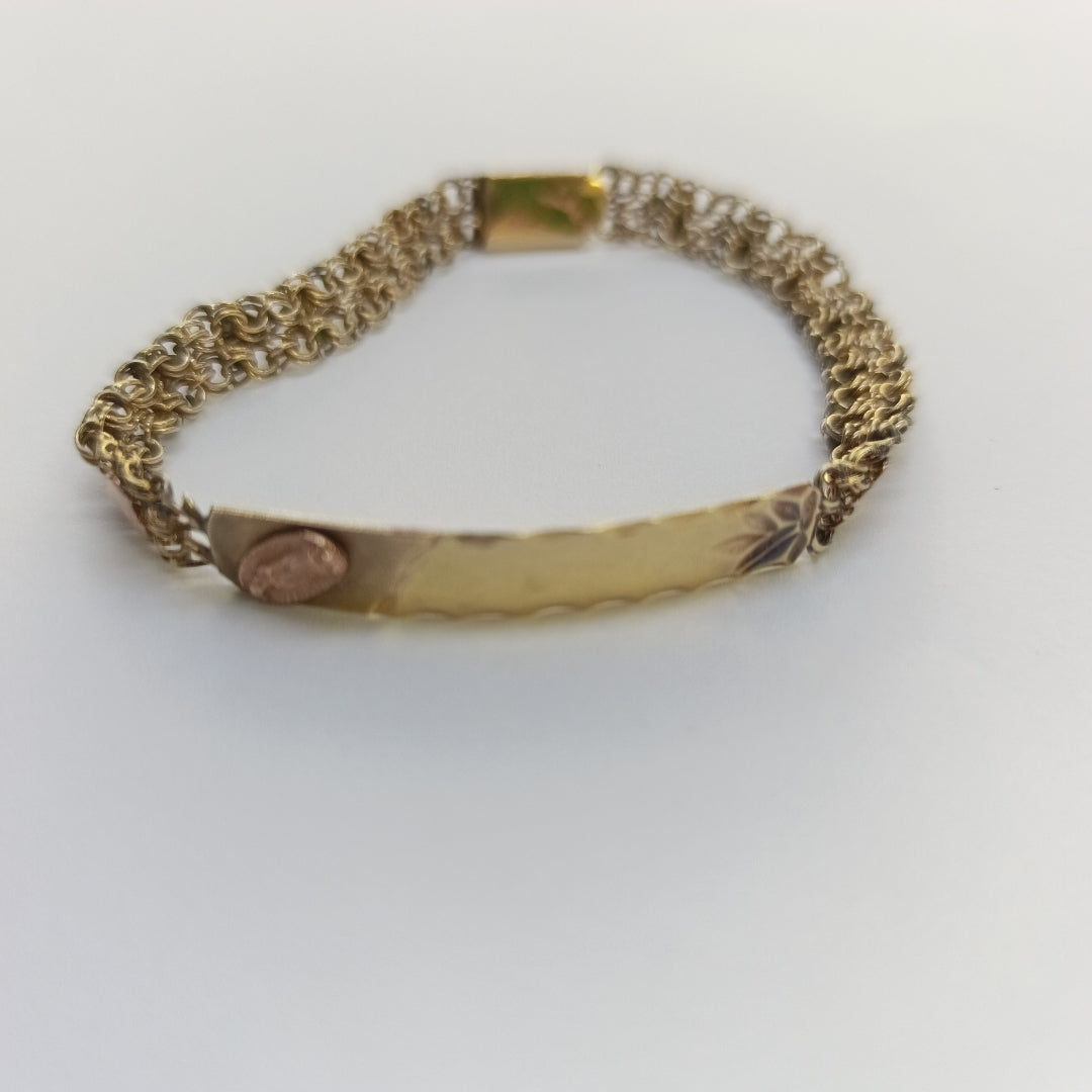 ESCLAVA ORO 14 K 9,20 GRMS (SEMINUEVO)