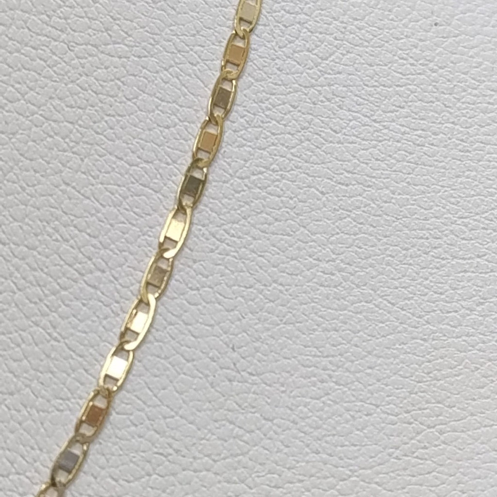 CADENA ORO COMBINADO 14 K 1.4 GRMS (SEMINUEVO)