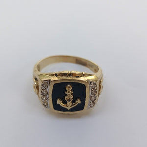 ANILLO ORO 14 K 5.3 GRMS (SEMINUEVO)