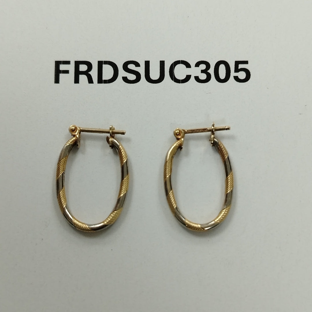 ARRACADAS PAR ORO 14 K 1.4 GRMS (SEMINUEVO)