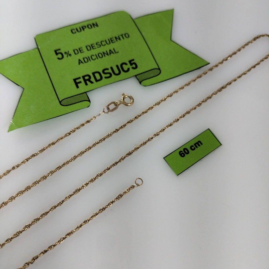 CADENA ORO 10 K 1.1 GRMS (SEMINUEVO)