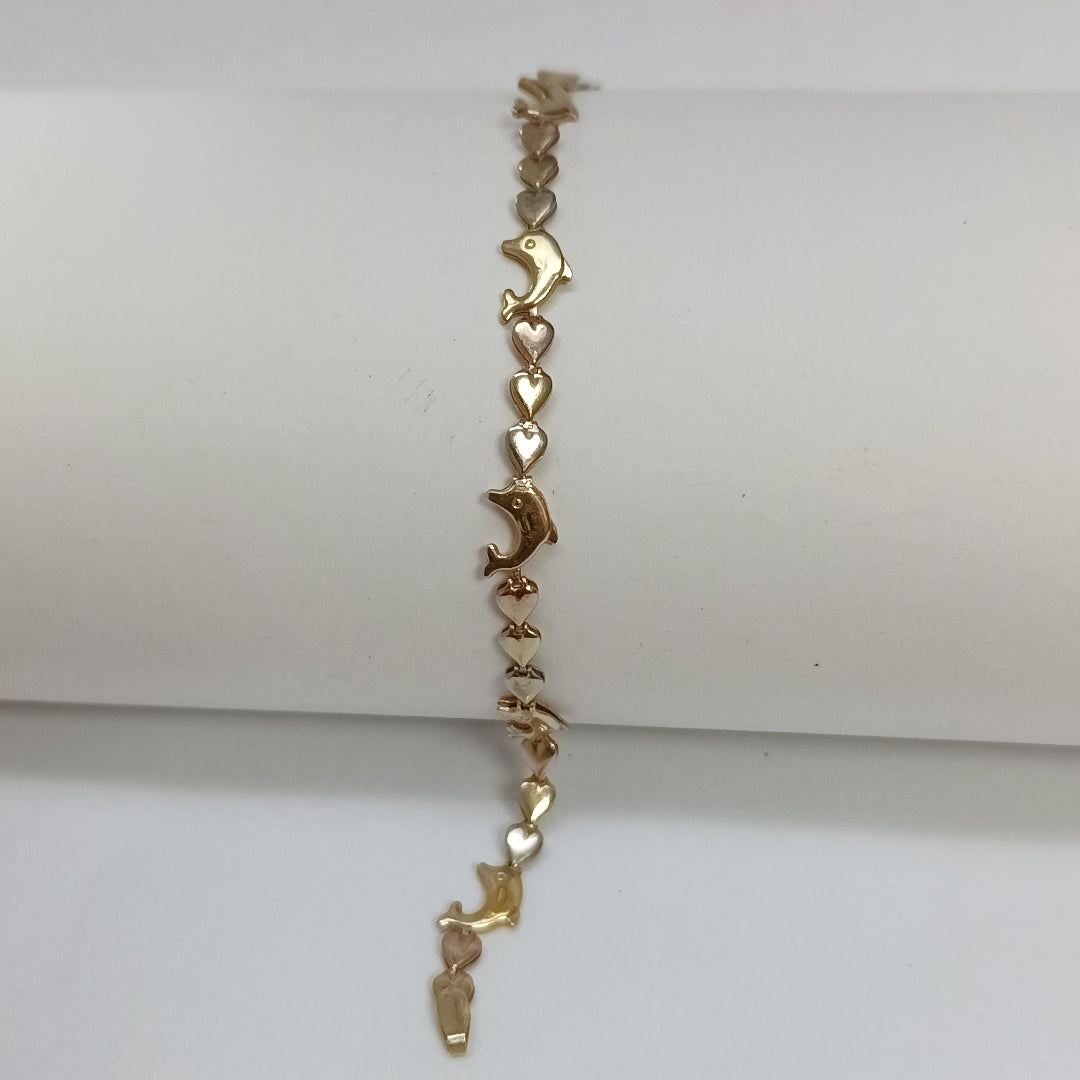 PULSERA ORO 14 K 5.7 GRMS (SEMINUEVO)
