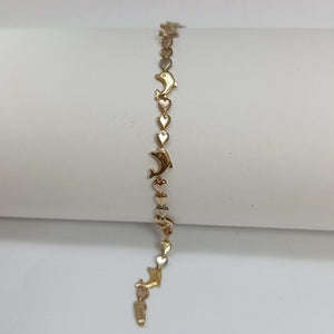 PULSERA ORO 14 K 5.7 GRMS (SEMINUEVO)