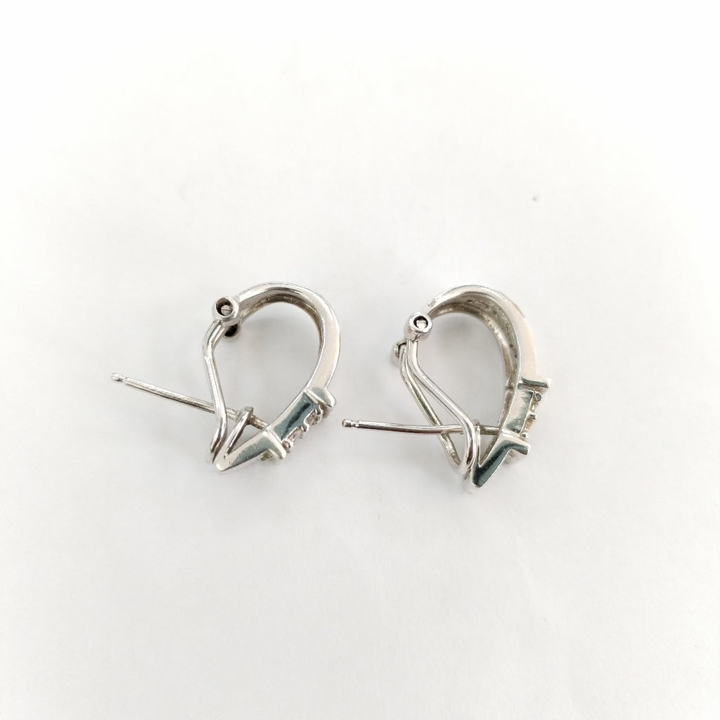 ARETES PAR ORO, ORO BLANCO 14 K 5.3 GRMS (SEMINUEVO)