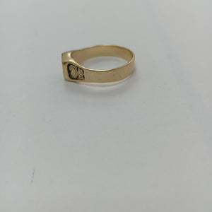 ANILLO DE GRADUACIÓN ORO 14 K 4.2 GRMS (SEMINUEVO)