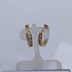 ARRACADAS PAR ORO 14 K 1,30 GRMS (SEMINUEVO)