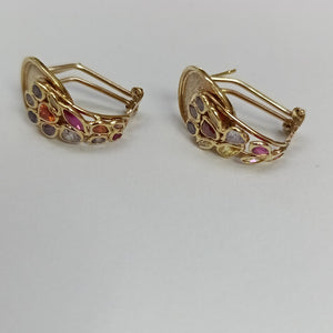ARETES PAR ORO 14 K 7.4 GRMS (SEMINUEVO)