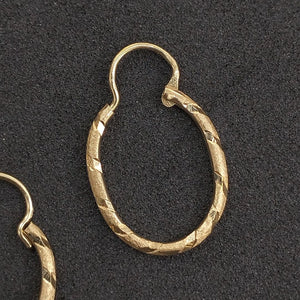 ARRACADAS PAR ORO 14 K 0.9 GRMS (SEMINUEVO)