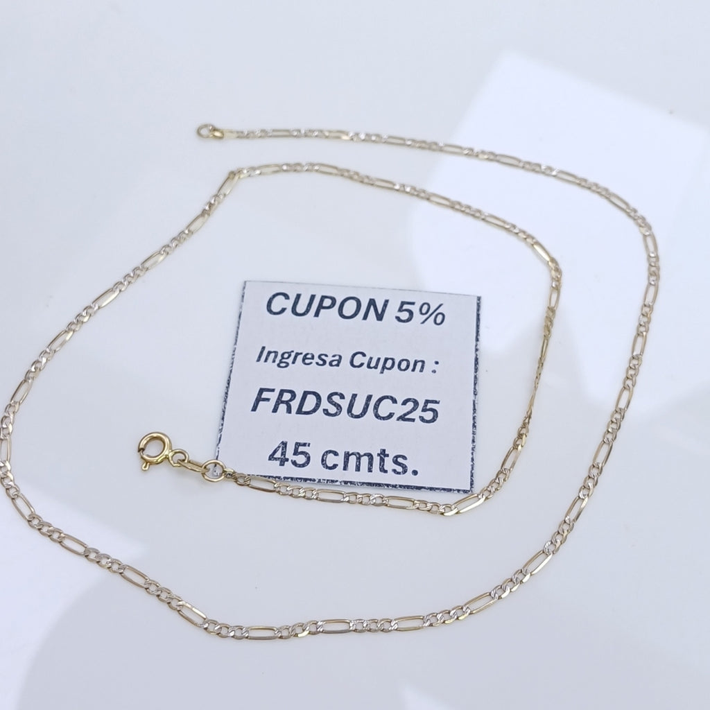 CADENA ORO 14 K 2.4 GRMS (SEMINUEVO)