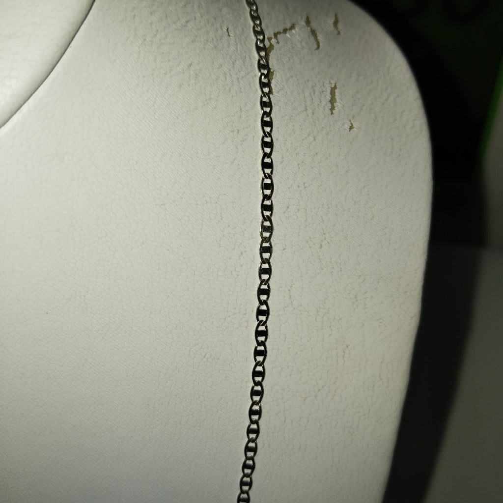 CADENA TEJIDO ESPEJO PLATA .925 55 CM 3.8 GR (NUEVO)