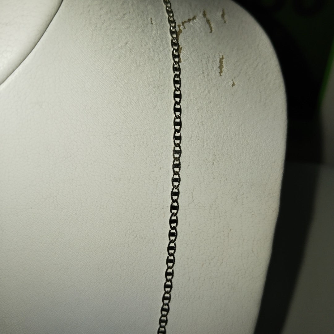 CADENA TEJIDO ESPEJO PLATA .925 55 CM 3.8 GR (NUEVO)