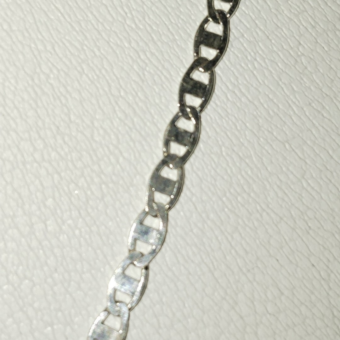 CADENA TEJIDO ESPEJO PLATA .925 55 CM 3.8 GR (NUEVO)