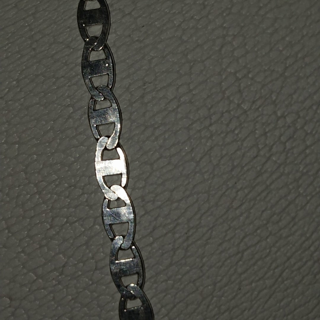 CADENA TEJIDO ESPEJO PLATA .925 55 CM 3.8 GR (NUEVO)
