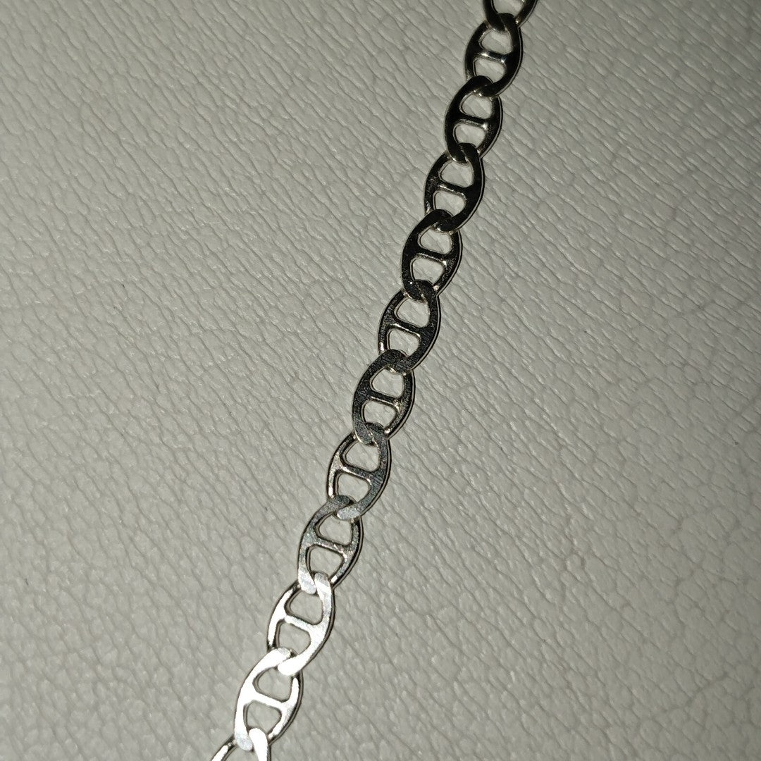 CADENA TEJIDO GUCHI PLATA .925 60 CM 3.8 GR (NUEVO)