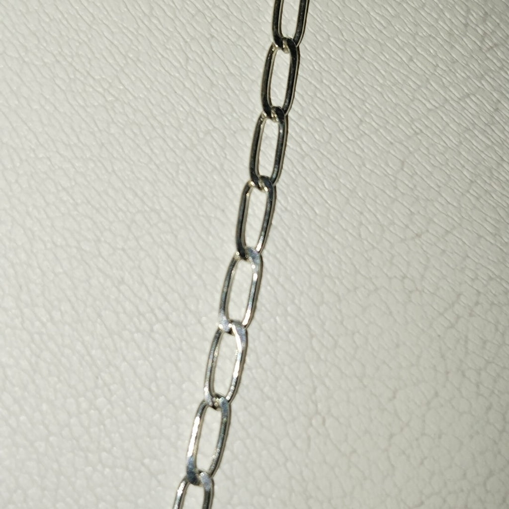 CADENA TEJIDO ESLABONES PLATA .925 55 CM 2.8 GR (NUEVO)
