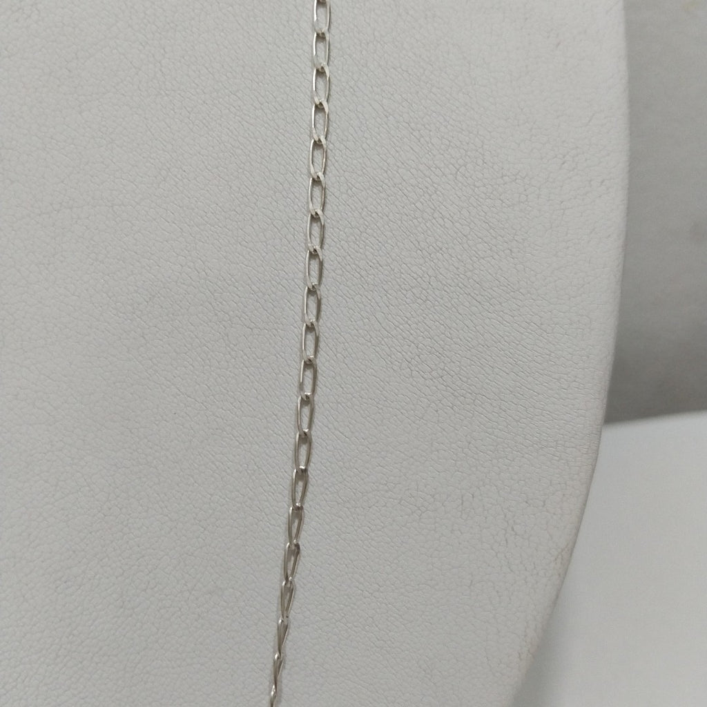 CADENA TEJIDO ESLABONES PLATA .925 55 CM 2.9 GR (NUEVO)
