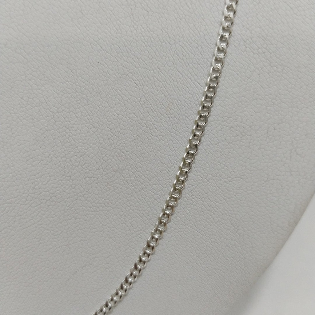 CADENA TEJIDO BARBADO PLATA .925 55 CM 5.3 GR (NUEVO)