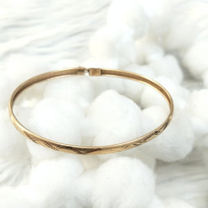 PULSERA RIGIDA ORO 14 K 3.6 GRMS (SEMINUEVO)