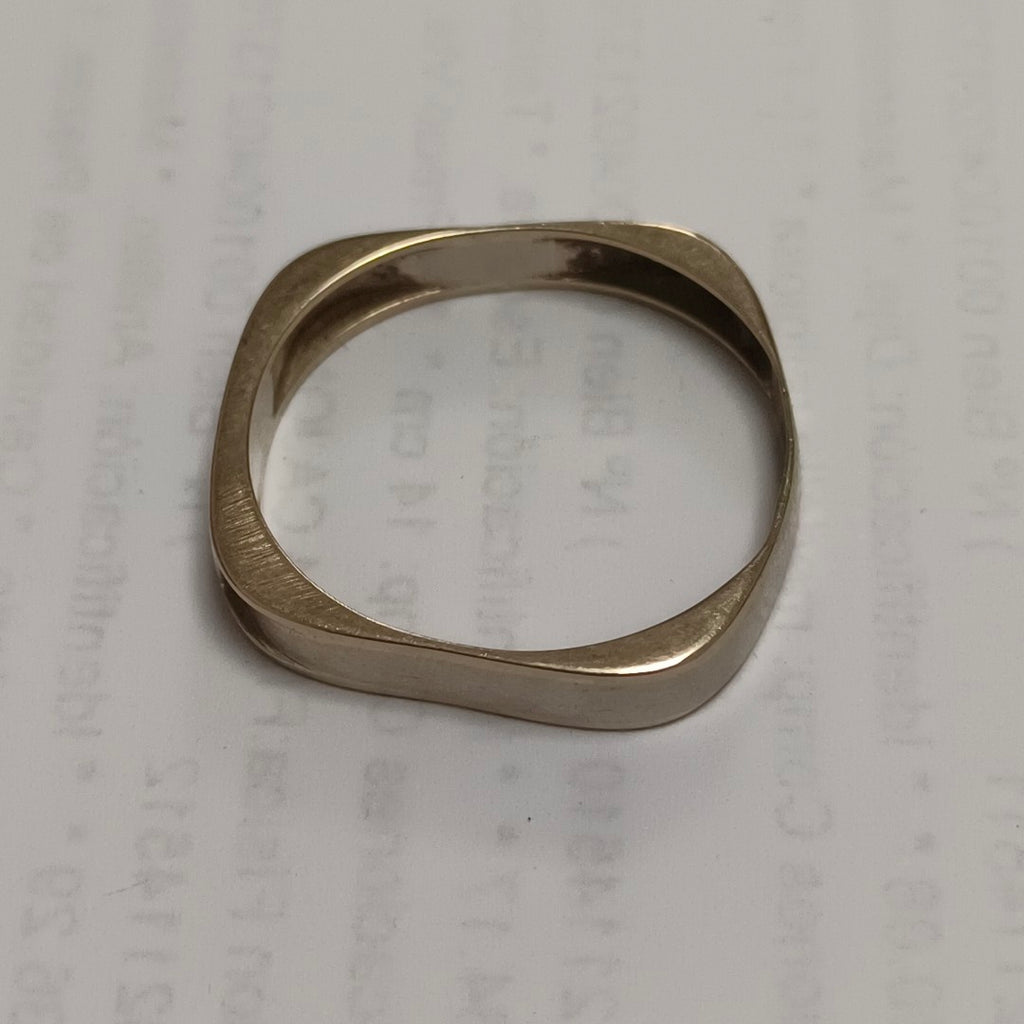 ARGOLLA ORO, ORO BLANCO 14 K 2.6 GRMS (SEMINUEVO)