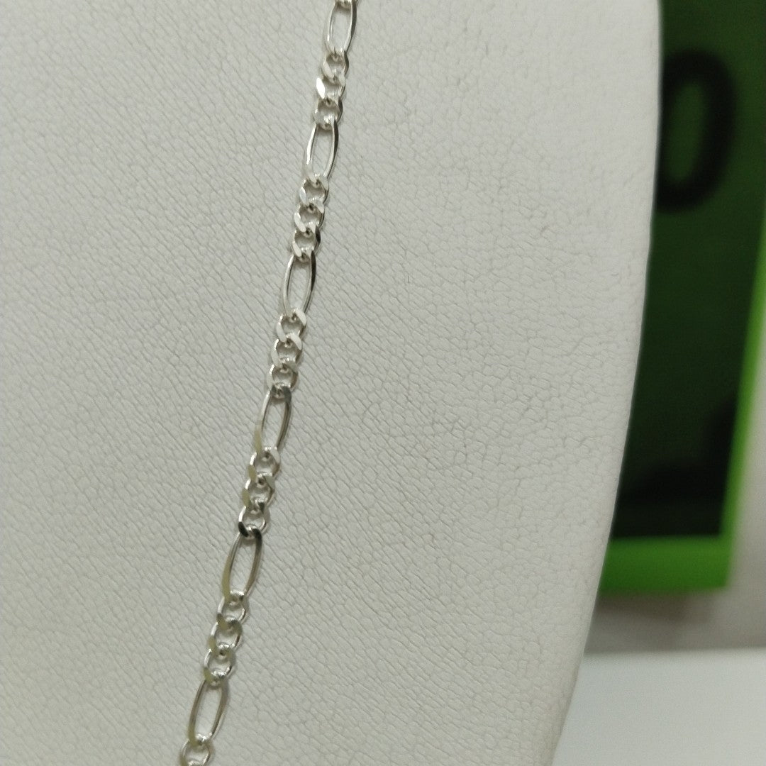 CADENA TEJIDO 3X1 PLATA .925 55 CM 4.4 GR (NUEVO)