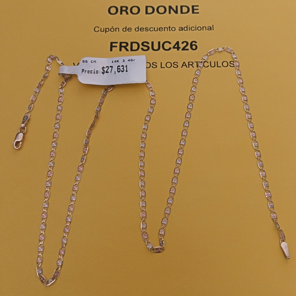 CADENA MARINERA 3.4G 55 CM (NUEVO)