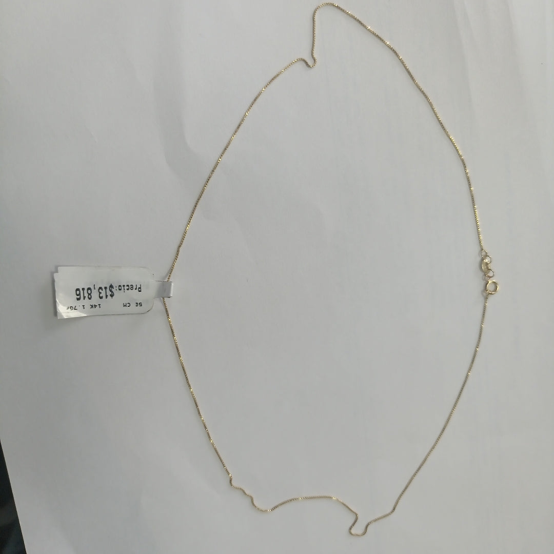 CADENA VENECIANA 1.7G 50 CM (NUEVO)