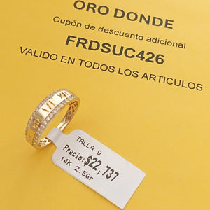 ANILLOS DAMA ORO 14K 2.5 (NUEVO)