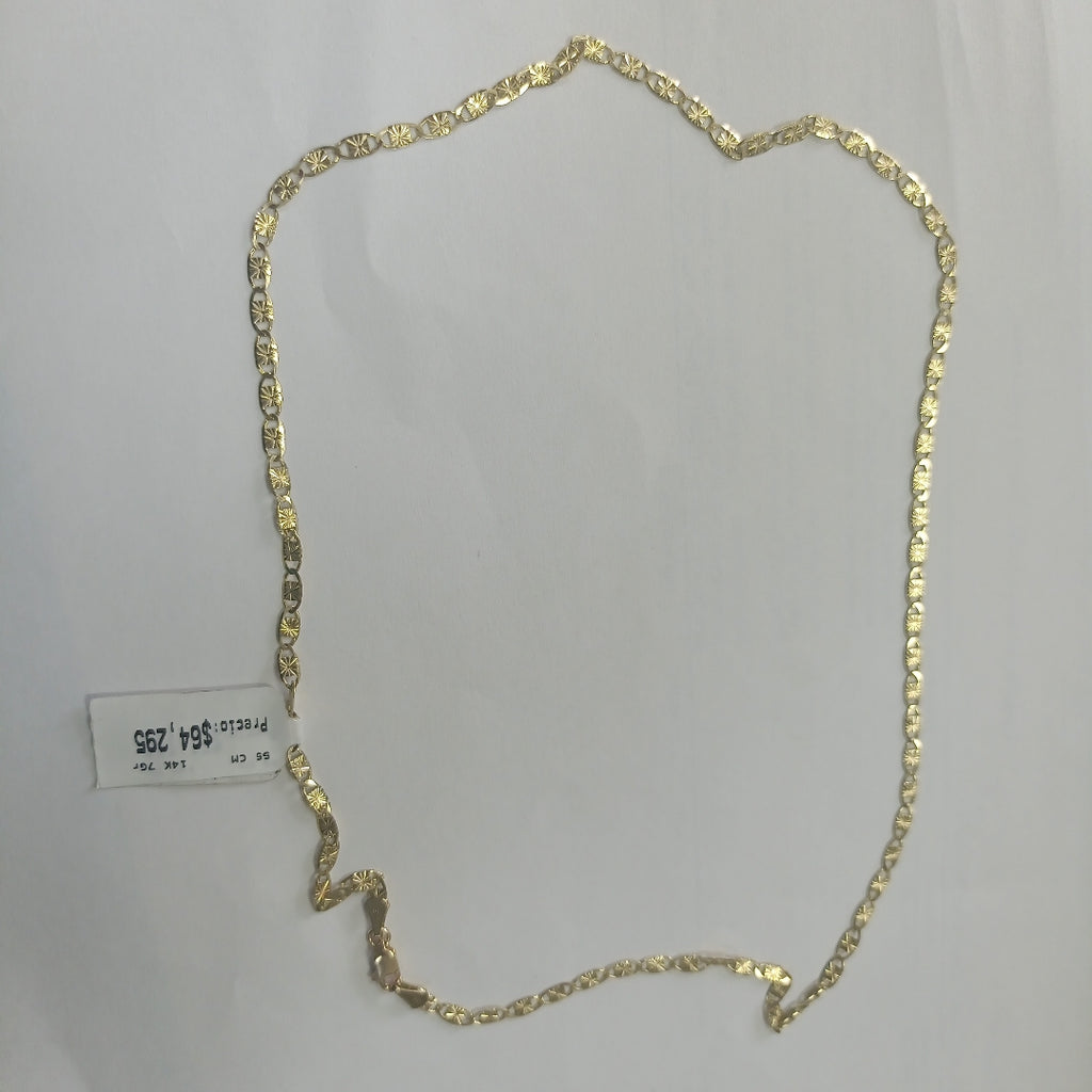 CADENAS GUCHI ORO 14K 55 CM 7 GR (NUEVO)