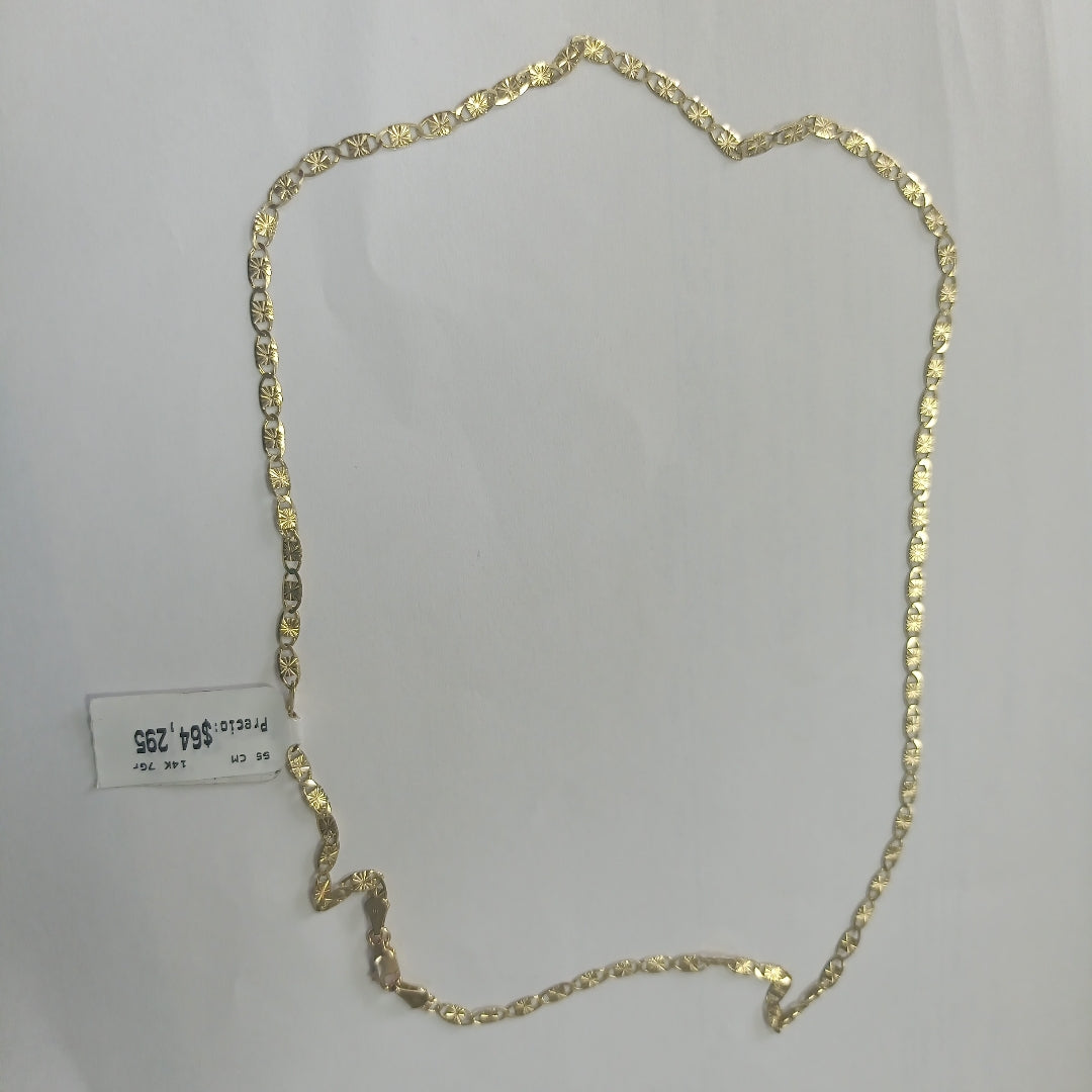 CADENAS GUCHI ORO 14K 55 CM 7 GR (NUEVO)