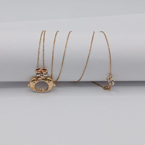 GARGANTILLA ORO COMBINADO 14 K 2,30 GRMS (SEMINUEVO)