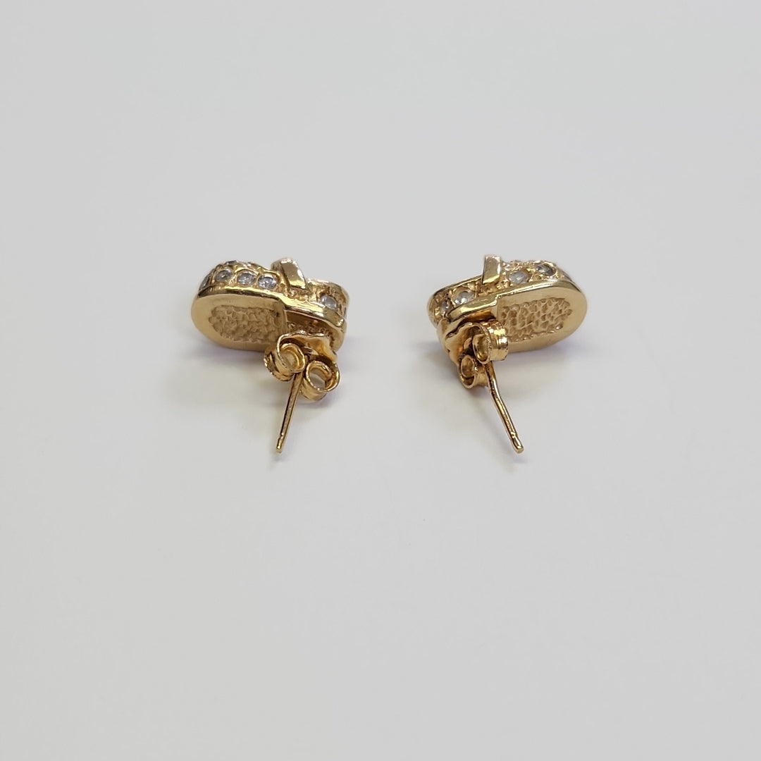 BROQUELES PAR ORO 14 K 4,10 GRMS (SEMINUEVO)