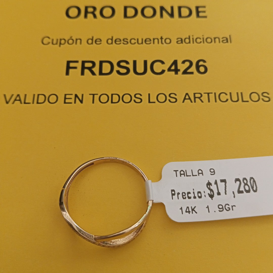 ANILLOS DAMA ORO 14K 1.9 (NUEVO)